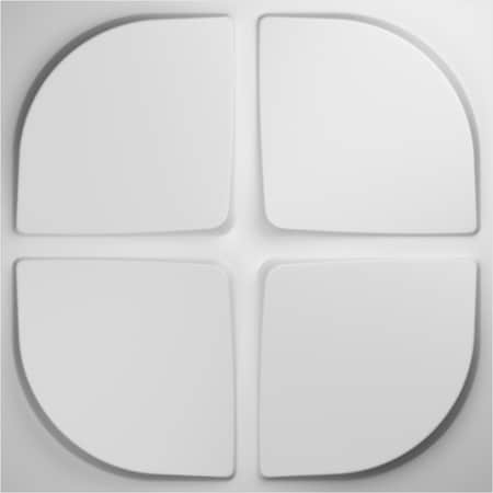 Ekena Millwork 19 5/8in. W x 19 5/8in. H Franklin EnduraWall Decor 3D Wall Panel Covers Total 53.49 Sq. Ft., 20PK WP20X20FRWH-CASE-20